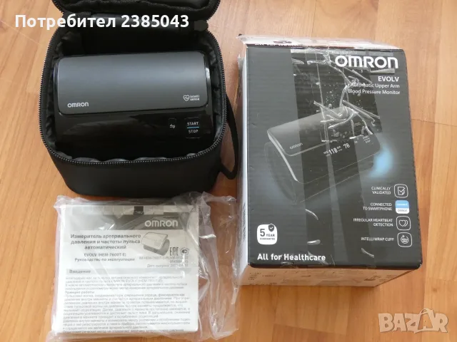 Omron EVOLV автоматичен апарат за кръвно налягане, снимка 3 - Уреди за диагностика - 55768933