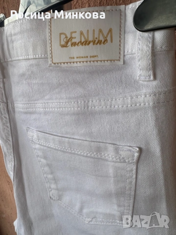 Дамски бели дънки, снимка 5 - Дънки - 54054748