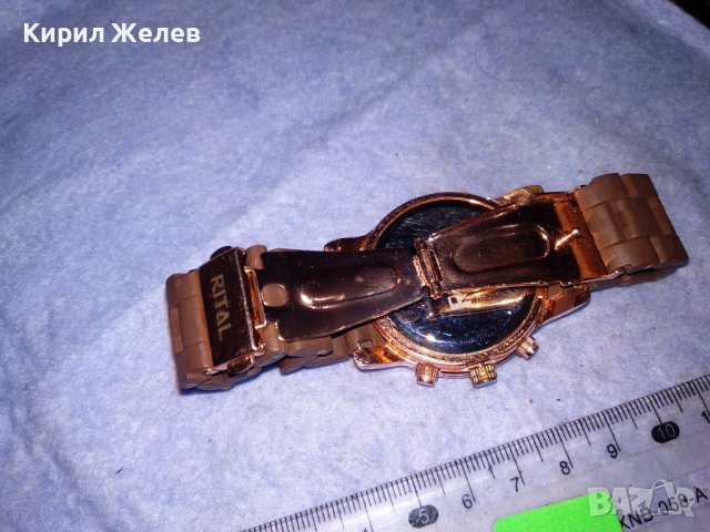 RITAL МАРКОВ КВАРЦОВ ФЕШЪН УНИСЕКС ЧАСОВНИК - РИТАЛ с ВЕРИЖКА 36567, снимка 10 - Мъжки - 39887563