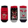 3 чифта Дамски Коледни чорапи, Къси, 36-42н