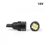 LED крушки T10 12V 6000K 6 SMD 2 броя с бяла светлина, снимка 1