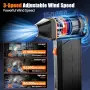 Акумулаторен електрически Air Duster (150 000 RPM) за прах и косми с 3 скорости и дюзи, снимка 3