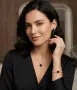 Златен черен комплект Van cleef , снимка 9
