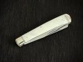 Колекционерски джобен сгъваем нож с две остриета RR Trapper Classic White Bone. (RR22034W), снимка 4