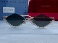 GUCCI дамски слънчеви очила ромб 2 цвята черни кафяви, снимка 6