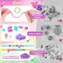 Нов творчески Детски DIY комплект за гривни с мъниста и силиконови ленти, снимка 4