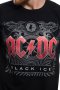 Нова мъжка тениска с дигитален печат на музикалната група AC/DC - Black Ice, снимка 2