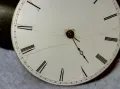 МЕХАНИЗЪМ с РИМСКИ ПОРЦЕЛАНОВ ЦИФЕРБЛАТ от СТАР РЯДЪК МОДЕЛ ШВЕЙЦАРСКИ ДЖОБЕН ЧАСОВНИК 49689, снимка 10