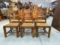 Комплект трапезни столове от дъбов масив, снимка 1