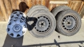 Продавам 4бр железни джанти и тасове със зимни гуми , снимка 1