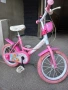 Детско колело 14" за момичета , снимка 1