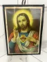 Стара картина Икона / Свети образ на Иисус, снимка 3