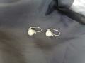 обеци от бяло злато, снимка 2