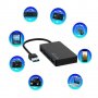 ANIMABG 4 Port USB Хъб 3.0 Hub 5Gbps Portable Compact, снимка 4