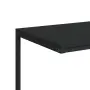 vidaXL Помощна маса с колелца черна 55x35x70 см инженерно дърво, снимка 7