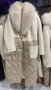 Дамско луксозно палто кашмир вълна и лисица код 353, снимка 1 - Палта, манта - 39712828