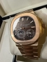 Patek Philippe nautilus moonphase rose gold, снимка 1