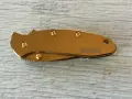 НОВ оригинален 24 K позлатен сгъваем нож KERSHAW 1600G Ken Onion Chive  от САЩ, снимка 7