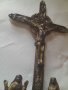 Месингово разпятие от късен 19-ти век., снимка 11