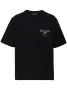 Black Embossed Logo Мъжка Тениска size M , снимка 2