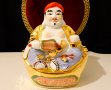 Китайска порцеланова фигура Буда,злато,фън-шуй. , снимка 10