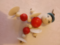 Винтидж бебешка- дрънкалка играчка целоид бакелит, снимка 1 - Колекции - 44602223