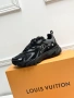Louis Vuitton Черни Мъжки Маратонки 40-46 Номер с Кутия , снимка 4
