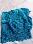 Нов ефектен сет от едра дантела тюркоаз, снимка 13