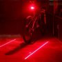  2 Лазерен +5 LED заден стоп за колело велосипед Предупреждение с Мигаща светлина на лампата за Безо, снимка 15