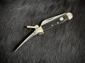 Висококачествен джобен сгъваем морски нож Black Micarta Marlin Spike. RR2386, снимка 2