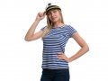 Дамски моряшки сет: тениска и капитанска шапка, снимка 10