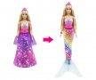  Кукла Barbie - Дриймтопия: 2в1, с трансформация принцеса/русалка GTF92, снимка 3