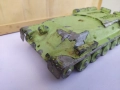 Стар метален макет на танк, снимка 2