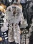 Дамско луксозно палто кашмир вълна и лисица код 148, снимка 1 - Палта, манта - 35166362