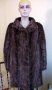 Палто от норка визон кафяво, снимка 3