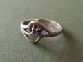 Красив Сребърен пръстен с аметист, снимка 5