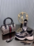 Gucci Комплект Дамски Маратонки и Дамска Чанта - Налични Различни Цветове И Модели Код SK405, снимка 1