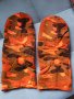 Зимна шапка маска за лице - Оранжев камуфлаж, снимка 3
