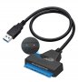 НОВ Кабел USB 2.0 / USB 3.0 към SATA 2 3 Adapter кабел за връзка към хардиск 2.5" Твърд Външен Диск, снимка 6