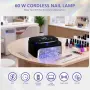  Професионална Безжична UV LED Лампа за Нокти BETE 60W, снимка 3