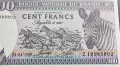 Руанда.
100 франка.
1989 година.
UNC., снимка 2