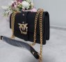 Луксозна Черна чанта Pinko  код Р 330, снимка 5