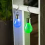 Соларна висяща лампа синя 10см S_1177409, снимка 2