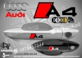 AUDI A2 стикери дръжки SKD-AU-A2, снимка 4
