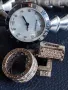 комплект часовник, пръстен и обеци BVLGARI, снимка 1