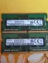 2 броя Памет Samsung, SO-DIMM, DDR4, 2666 MHz, 4GB, CL19, PC4-21300, 1.2V, M471A5244CB0-CTD, снимка 1