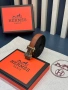 Колани hermes от естествена кожа в кутия 2см, снимка 2