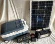 автомобилен компресорен хладилник фризер със соларна система , снимка 1 - Хладилници - 44693754