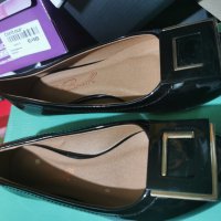 Естествена кожа обувки марка  TENDENS Обувани за  1  ревю като нови  материя  :лак много са удобни  , снимка 1 - Дамски ежедневни обувки - 36862878