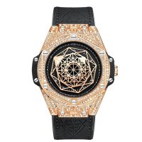 Моден диамантен дамски часовник с марка Onola, снимка 3 - Дамски - 42924155